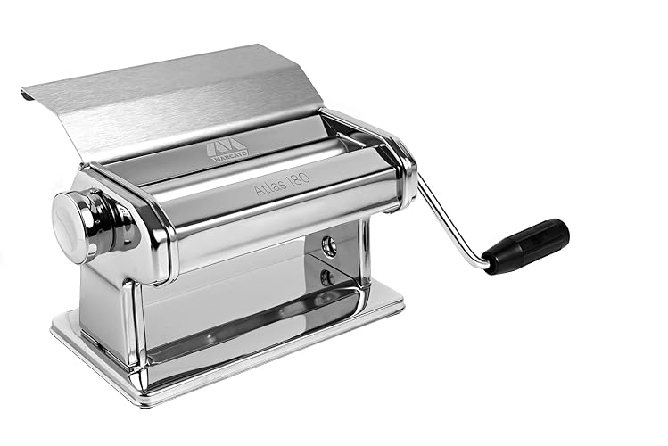 Marcato Atlas 180 Slide Manual pasta machine - 180 mm - Aluminium (Not a Colour, But Material)