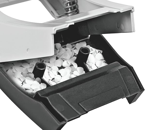 Leitz Büro Locher aus Metall, Für 30 Blatt, Anschlagschiene mit Formatangaben, Die Nummer 1 am Markt, Ergonomisches Design, schwarz, 50080095 - 4