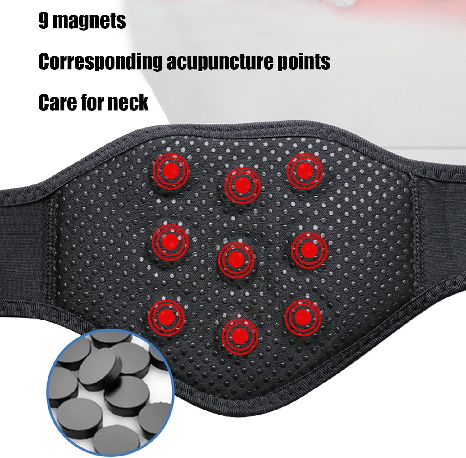Magnetic Neck Brace Neck Pain Relief Magnets for Everyday use.