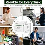 PBD Papier à copier polyvalent, taille de la lettre 8.5 x 11 dans, 20 Voir lb / 75 GSM, 97 Luminosité 6 Raisins / 3,000 Feuilles, Sans Jam-Free pour laser, jet d'encre, Copieur & Télécopie PEFC Certifié (6 Raisins - 3000 Feuilles)
