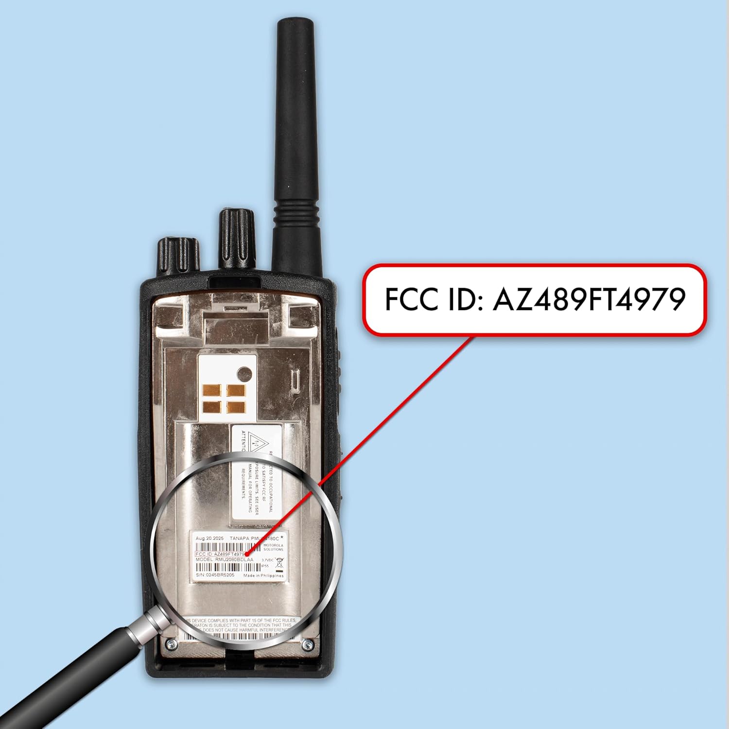 6 x Motorola RMU2080d On-Site 2-Way Business Radio with Display (RMU2080D) - 6 Pack Bundle