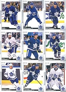 2020-21 O-Pee-Chee Toronto Maple Leafs Team Set of 17 Cards: Cody Ceci(#23), Kyle Clifford(#45), William Nylander(#57), Ja...