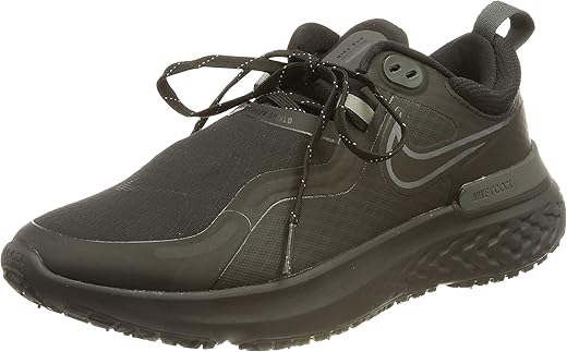 Nike Women's React Miler Shield Running Shoe, Black Black Anthracite, 8.5