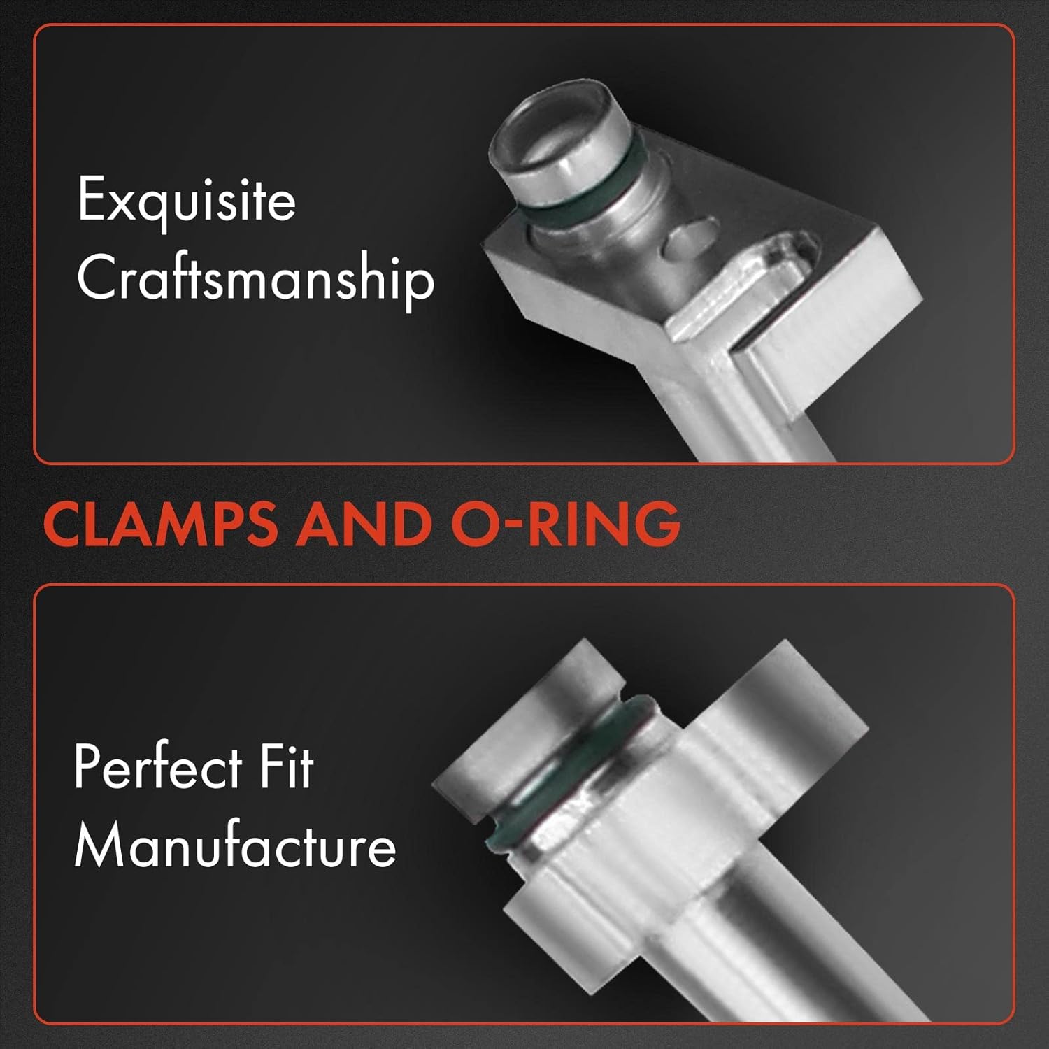 A-Premium A/C Suction and Discharge Line Hose Assembly Compatible with Mazda 6 2003-2008 2.3L Gas