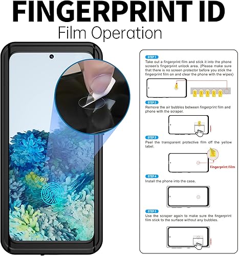 Miniatura 9 de BEASTEK Funda impermeable para Samsung Galaxy S20, serie NRE, a prueba de golpes, con protector de pantalla integrado, cubierta protectora de cuerpo