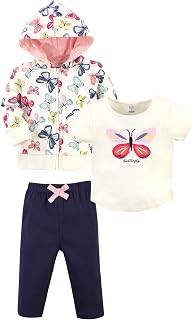 Touched by Nature Baby Organic Cotton Hoodie, Bodysuit Or Tee Top, and Pant