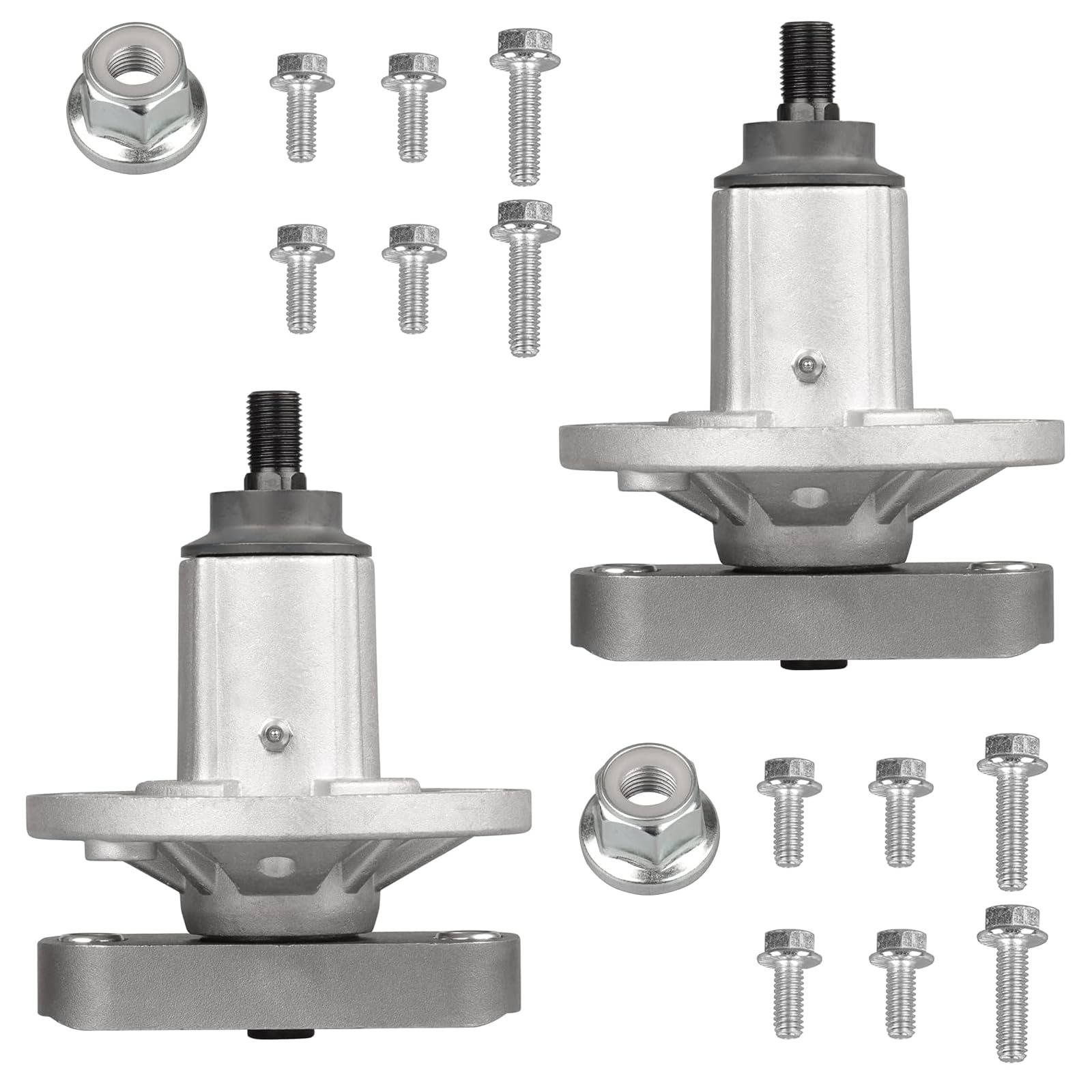 Fourtry GY20050 Spindle Fit for John Dee re L100 L110 L120 Mower - Spindle with Grease Fitting Fit for John Dee re L107 L108 L118 L130 Lawn Mower with