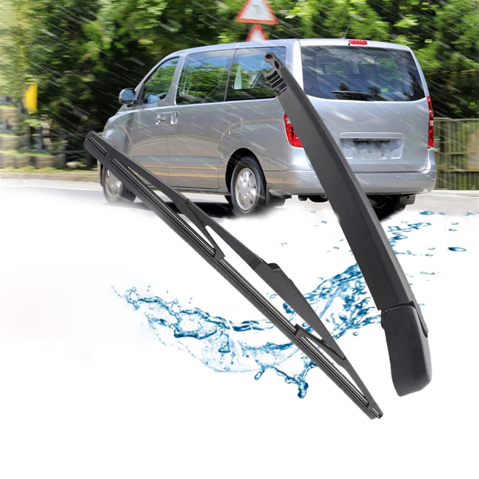 Limpiaparabrisas trasero contra lluvia intensa en Hyundai Starex 2005-2020