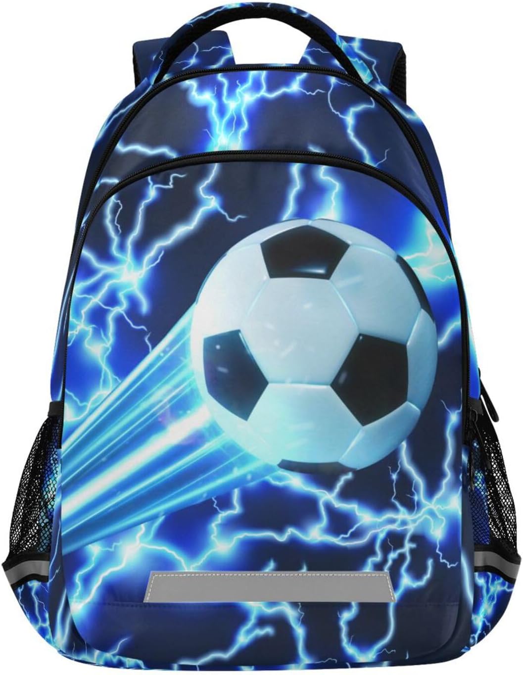 Africa Animals School Backpack for Kids Laptop Bookbag with Reflective Strip 17in