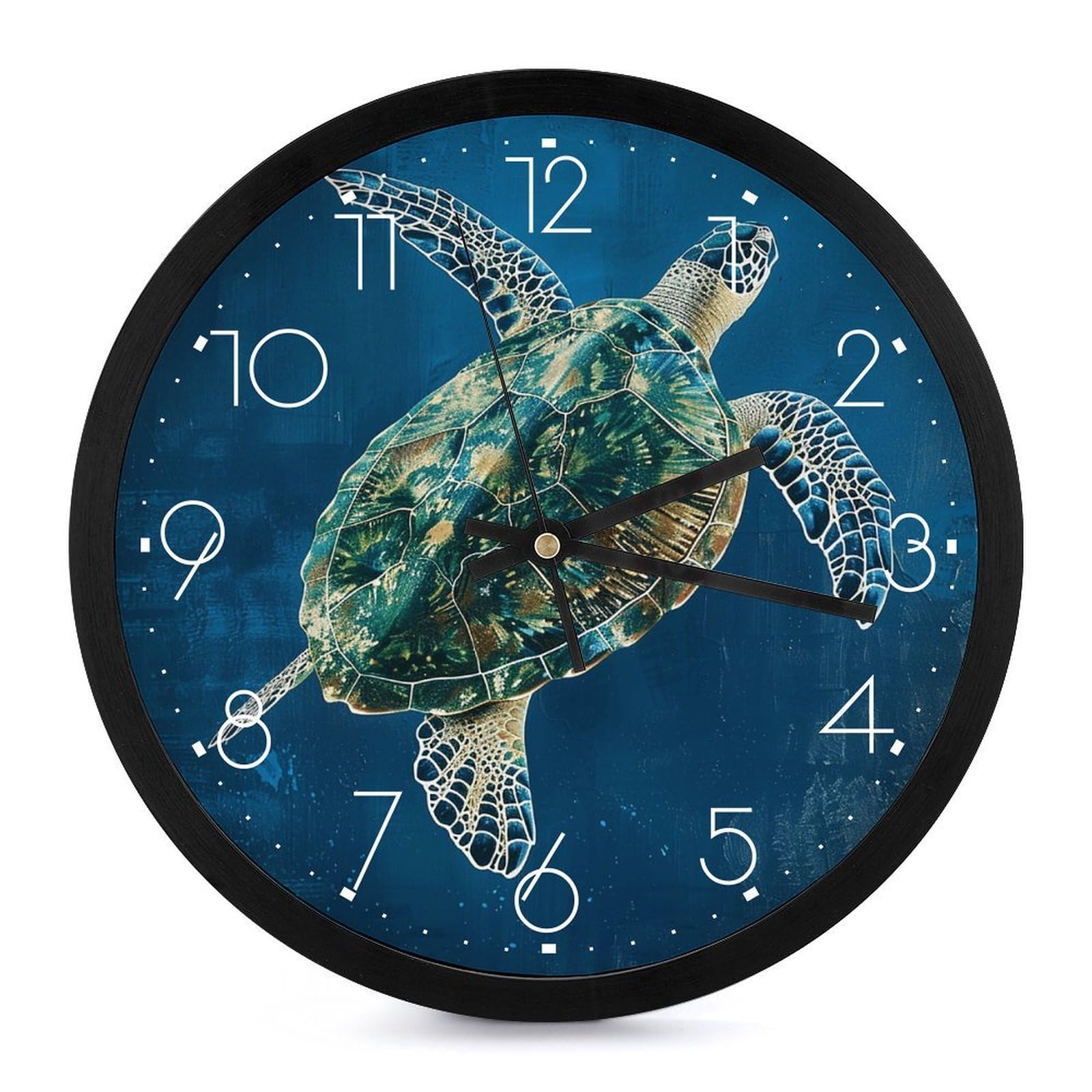 Horloge tortue de mer silencieuse pour apaiser l'ambiance de la classe