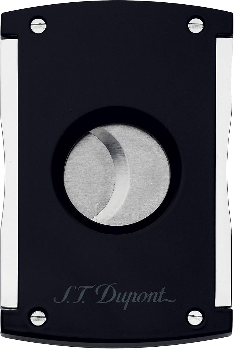 S.T. Dupont 003265 Maxi Jet Cigar Cutter, Black/Chrome