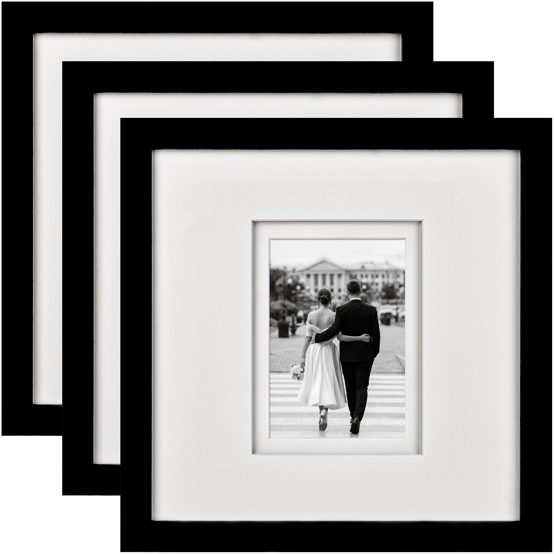 Pack Of 5 Instagram Square Photo Mounts – Ivory Cardboard Picture Frame Inserts