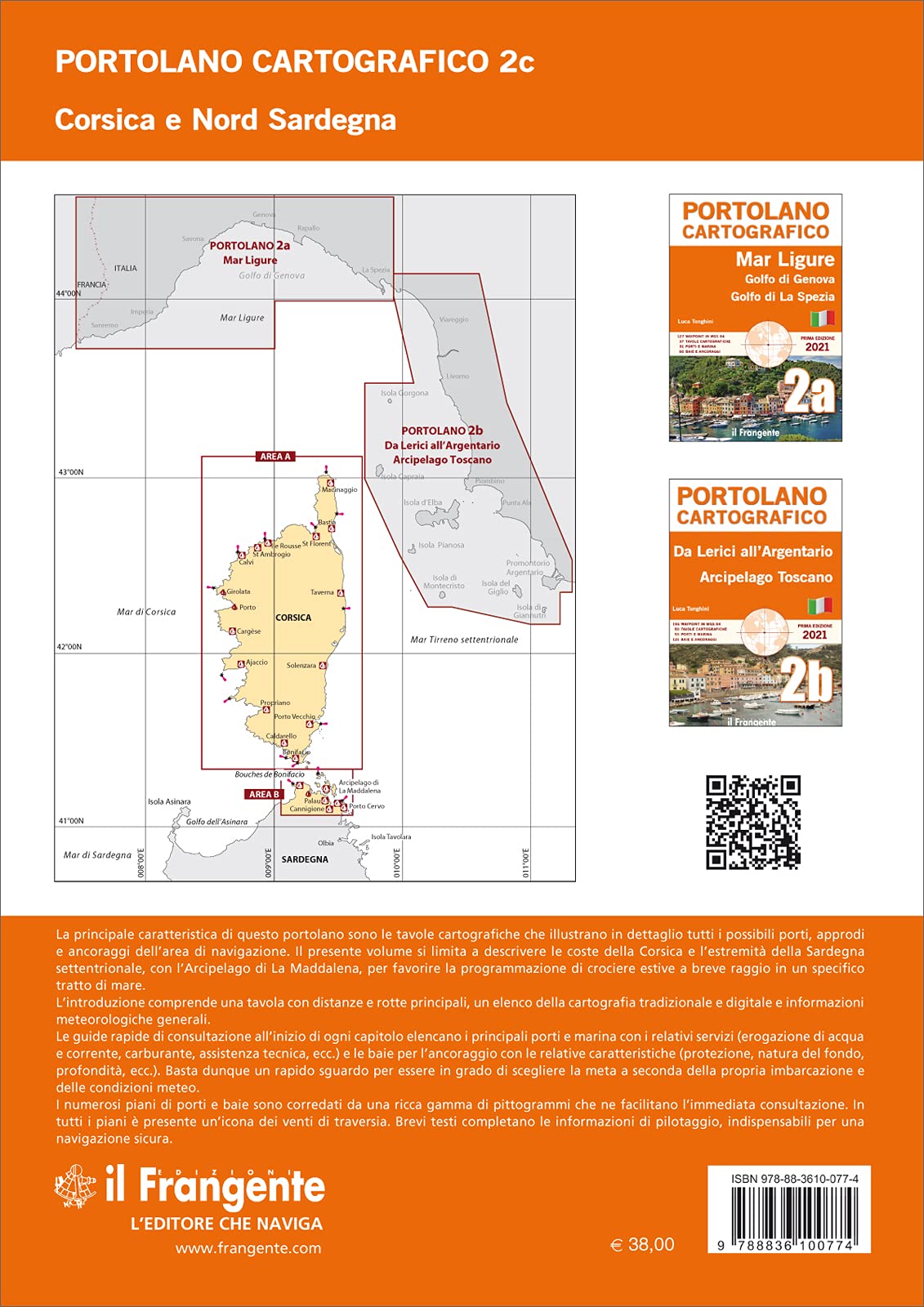 Corsica. Nord Sardegna. Portolano cartografico