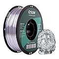 eSUN Silk PLA 3D Printer Filament, Dimensional Accuracy +/- 0.03 mm, 1 kg Spool, 1.75 mm, Silver