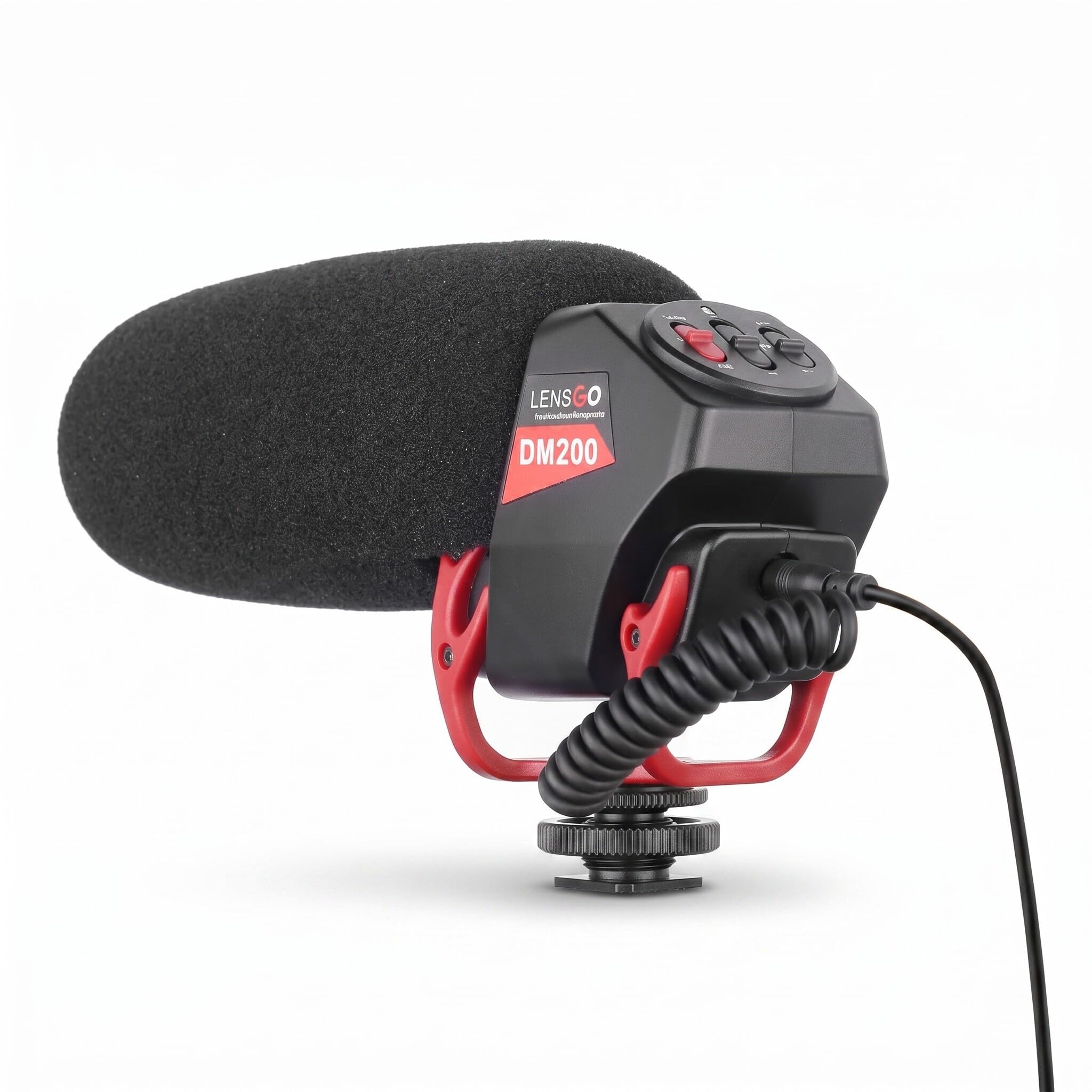 T opiky Videocámara Grabación Micrófono de grabación, 3.5 mm Entrevista Video Cámara en Tiempo Real Micrófono estéreo Micrófono direccional de recopilación de Voz, para cámara SLR, ILDC