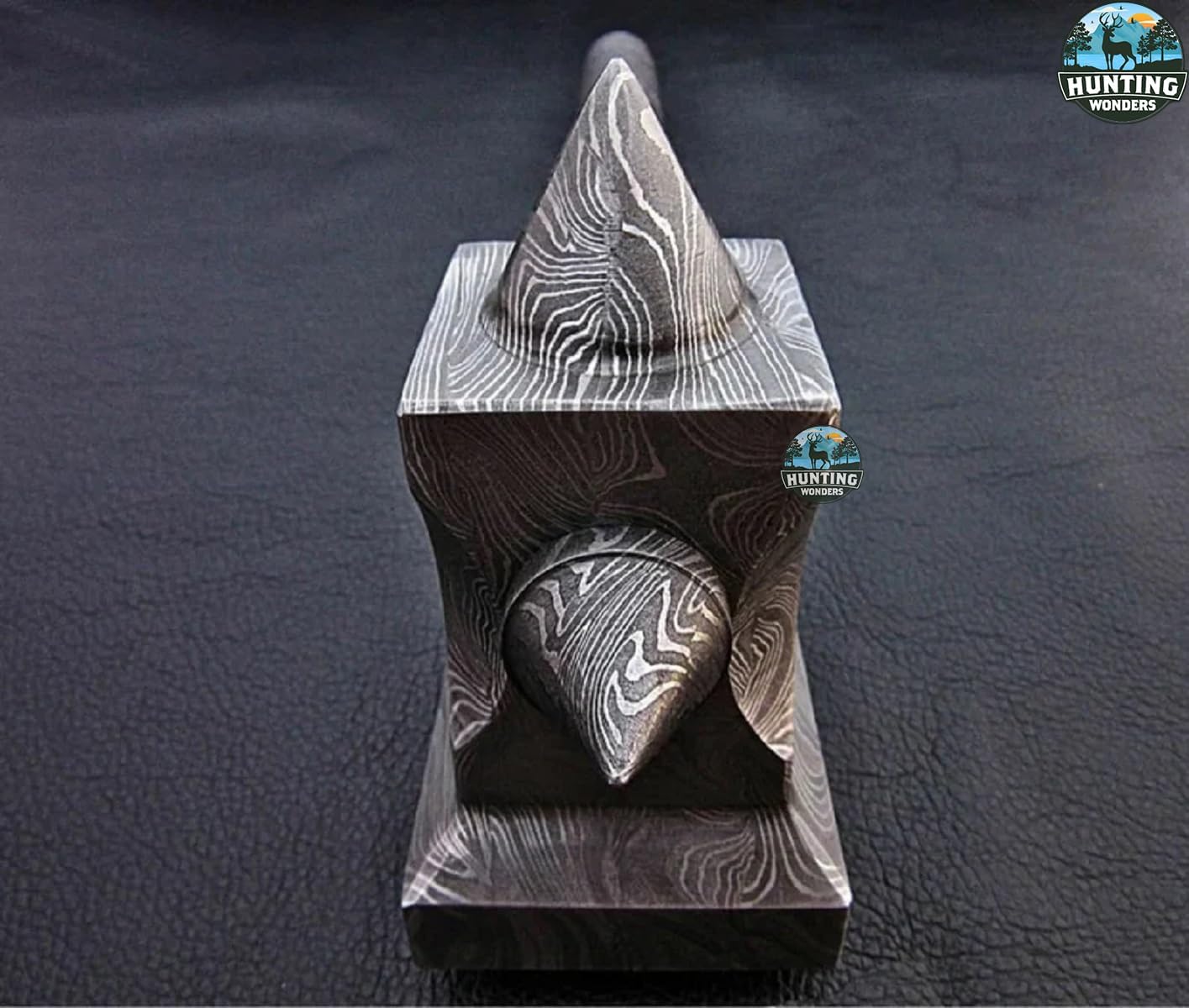 Custom Handmade Damascus Steel Hammer, Damascus Mallet, Twist Pattern Hammer, Damascus Prop Hammer, Can be great for Costume, Collection and Gift