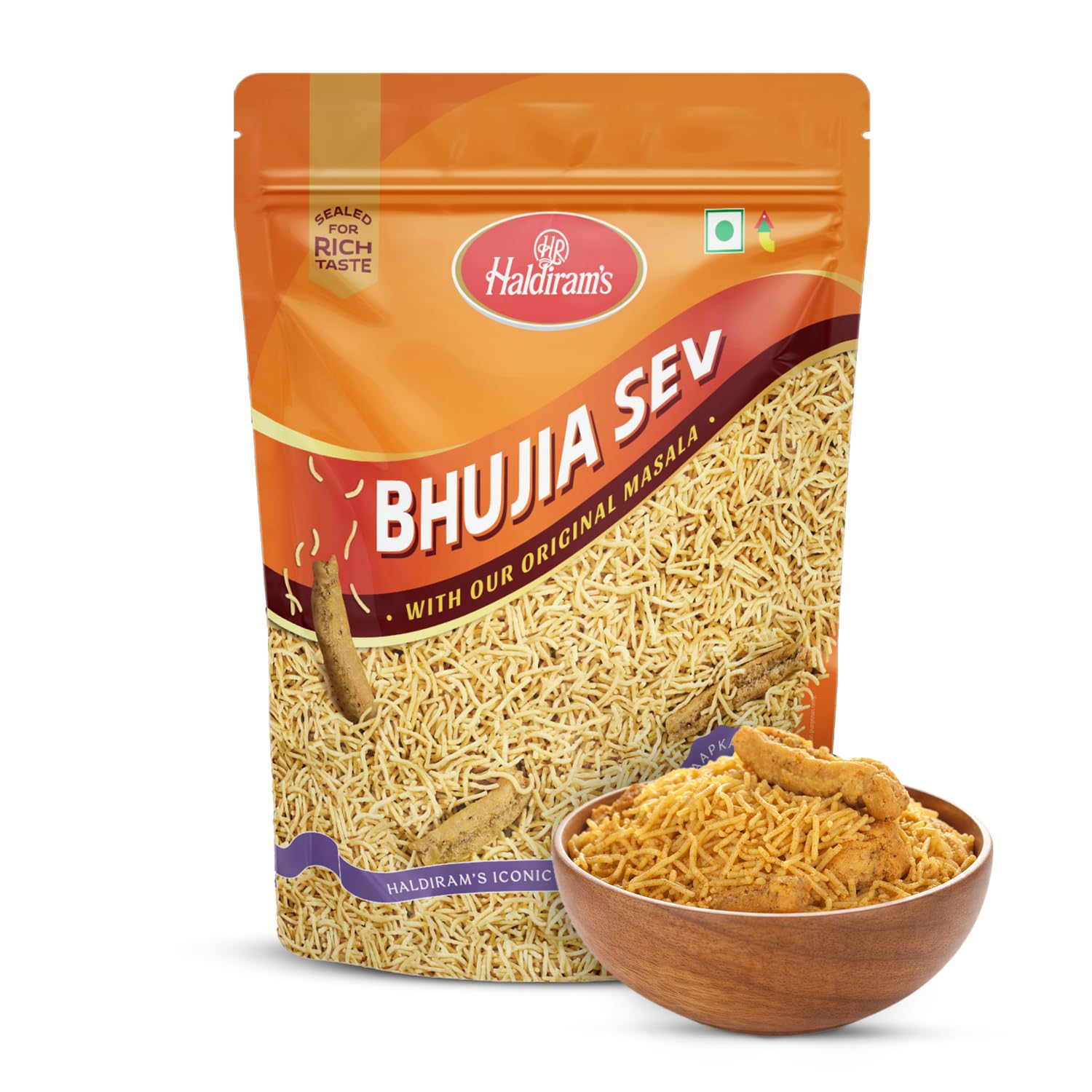 Haldiram's Nagpur Bhujia Sev, Spicy, 400 Gram