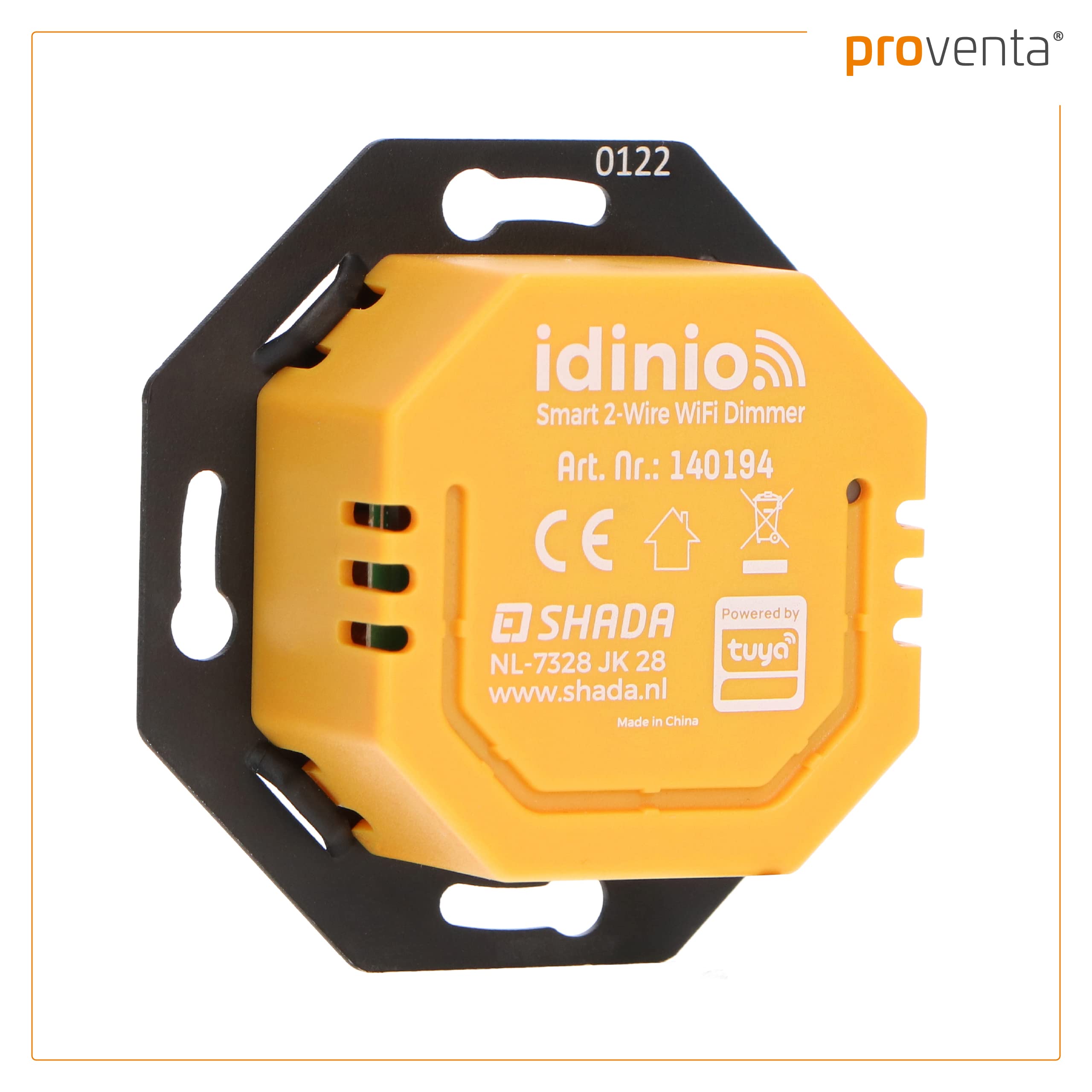 idinio Smart Universaldimmer als Komplettset mit Busch-Jaeger Reflex-SI reinweiß, Phasenabschnitt, Phasenanschnitt, bis 250W