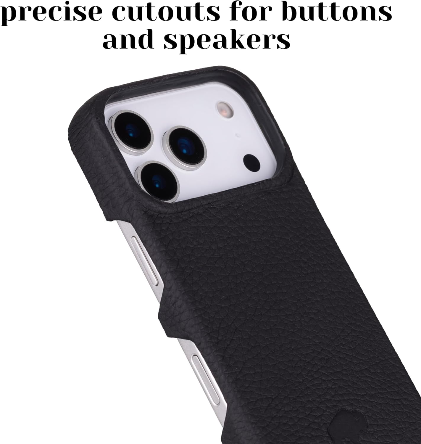 BLACKBROOK Leather Case for Phone 17 Pro – Mason Handcrafted Snap-On Cover, Full Grain Leather with Natural Patina, MagSafe Compatible, Slim Protective Design, Premium Gift Box
