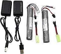 Vista 3 de Blomiky Batería recargable 3S de iones de litio de 11.1 V, 2000 mAh, adecuada para Air Soft Splatter Blaster / 183503 * 2