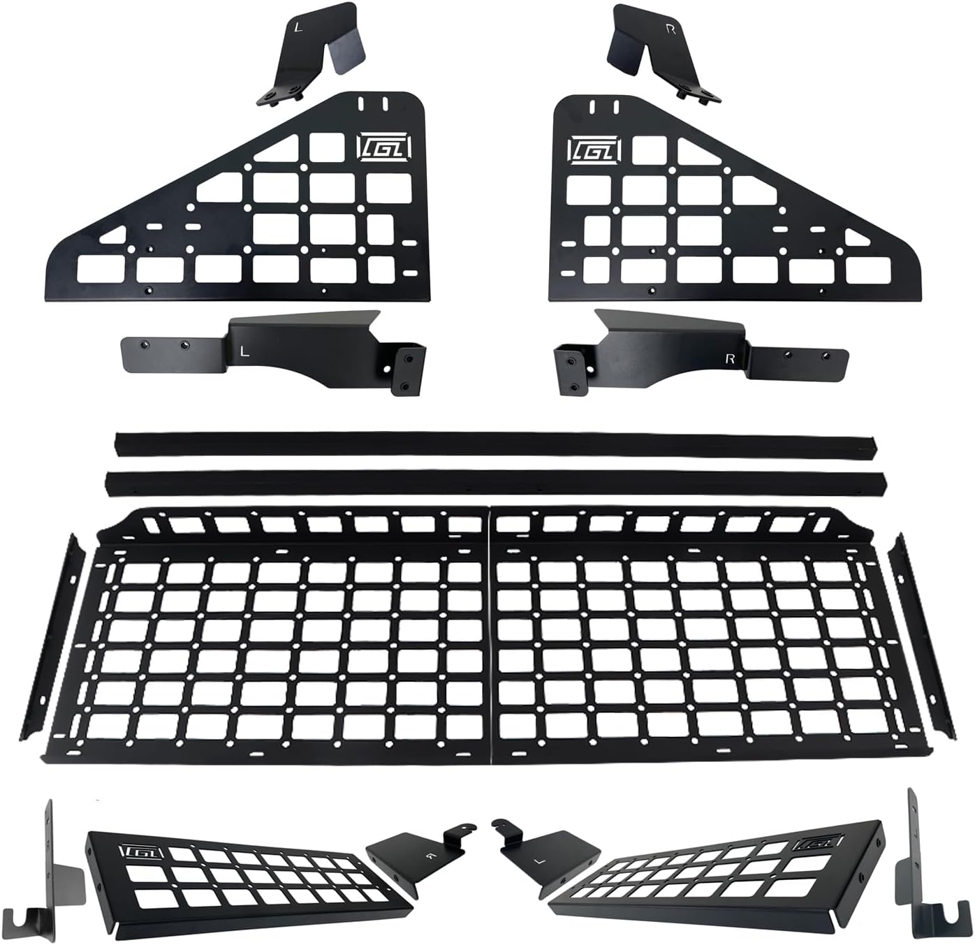 HIGH FLYING 2019-2025 for Toyota RAV4 Car Accessories Molle Panels Storage Modular System Trunk Shelf Organizer Interior Rear Cargo Racks (Storage Box)