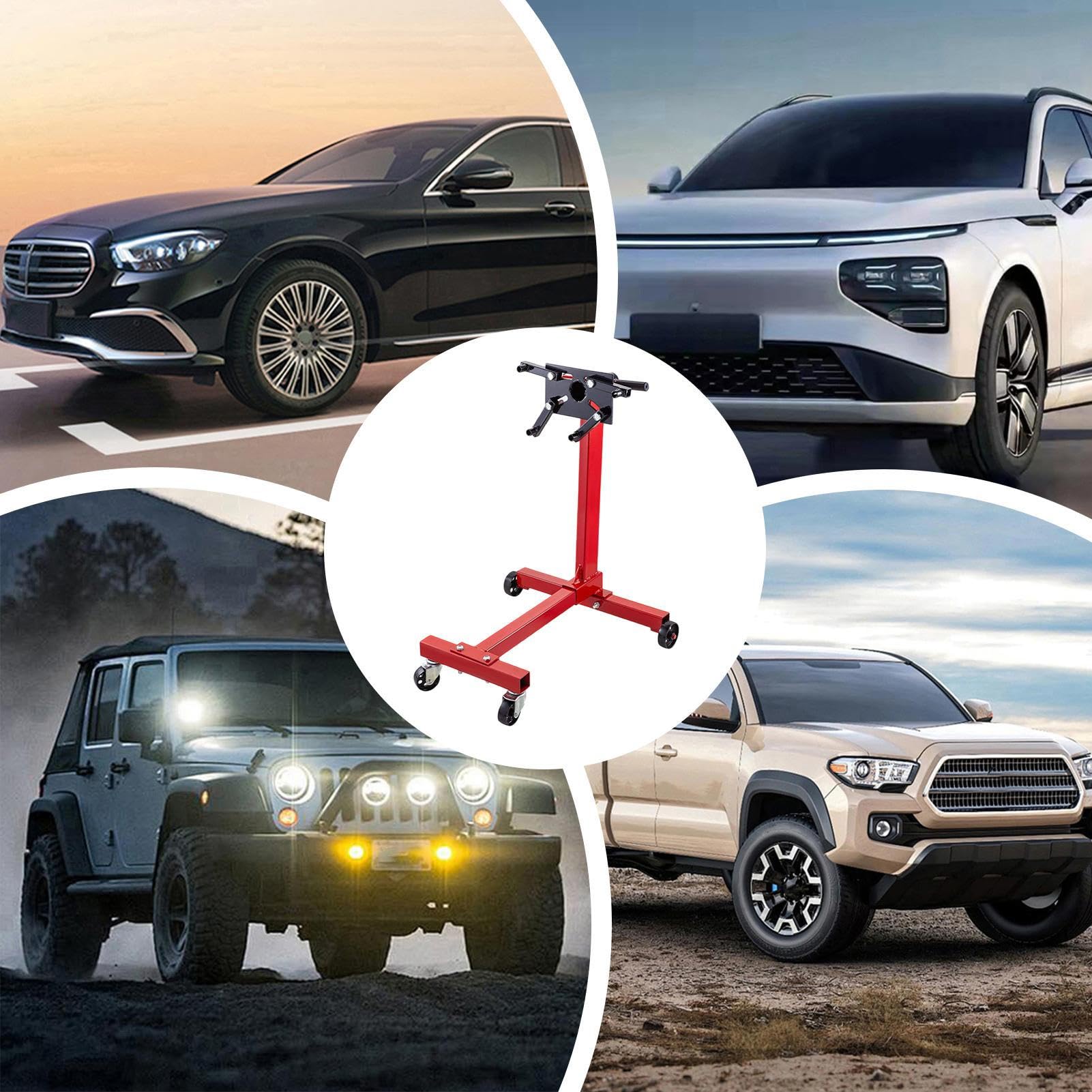 Supporto Per Motore Supporto A Mensola In Acciaio Da 454 Kg Di Capacità | Sollevatore Motori Per Automotive SUV Camion Officina Garage Manutenzione Ricostruzione Sollevamento