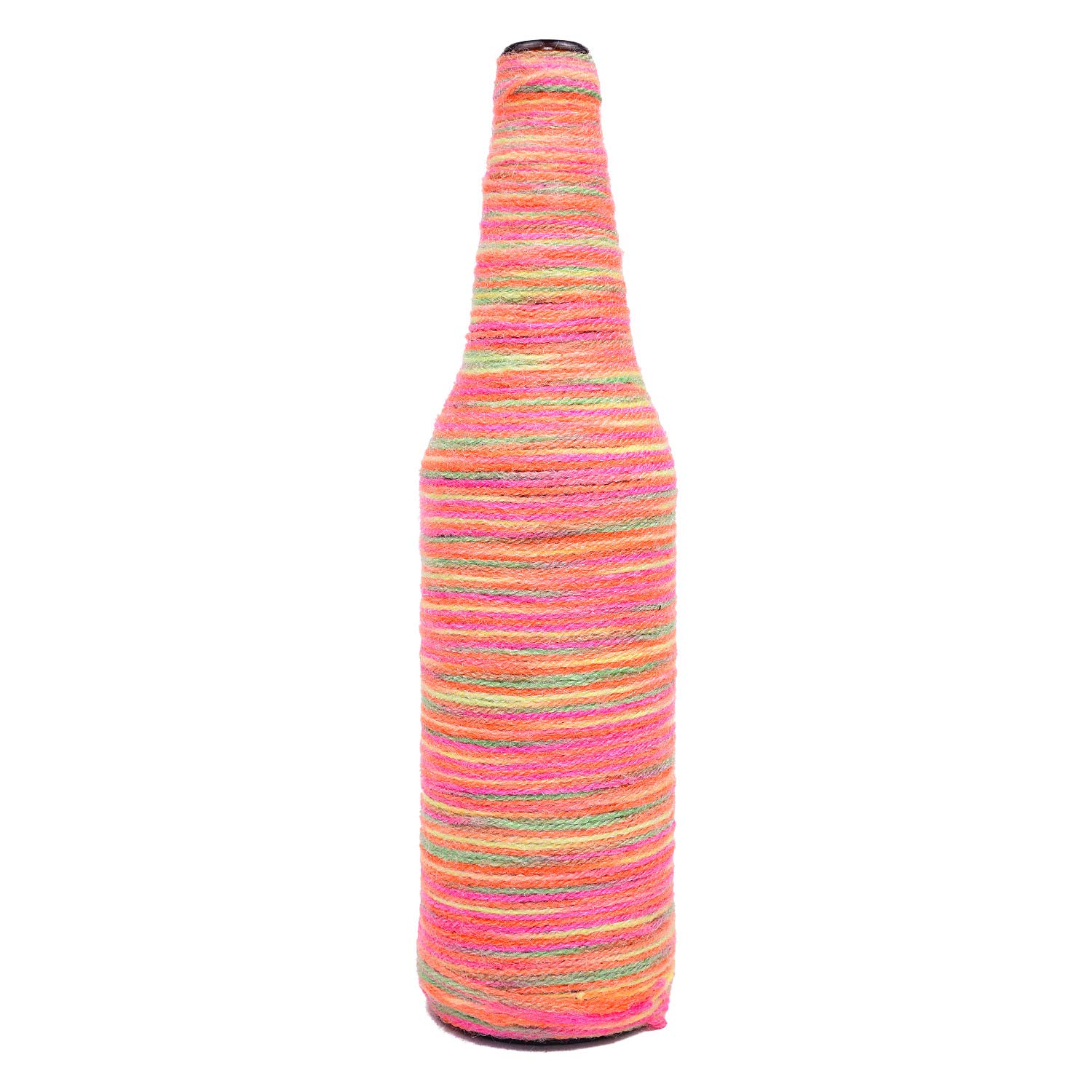 Buy Kraft Store Yarn Decorative Glass Bottles (Full Size, Multi) Online at Low Prices in India