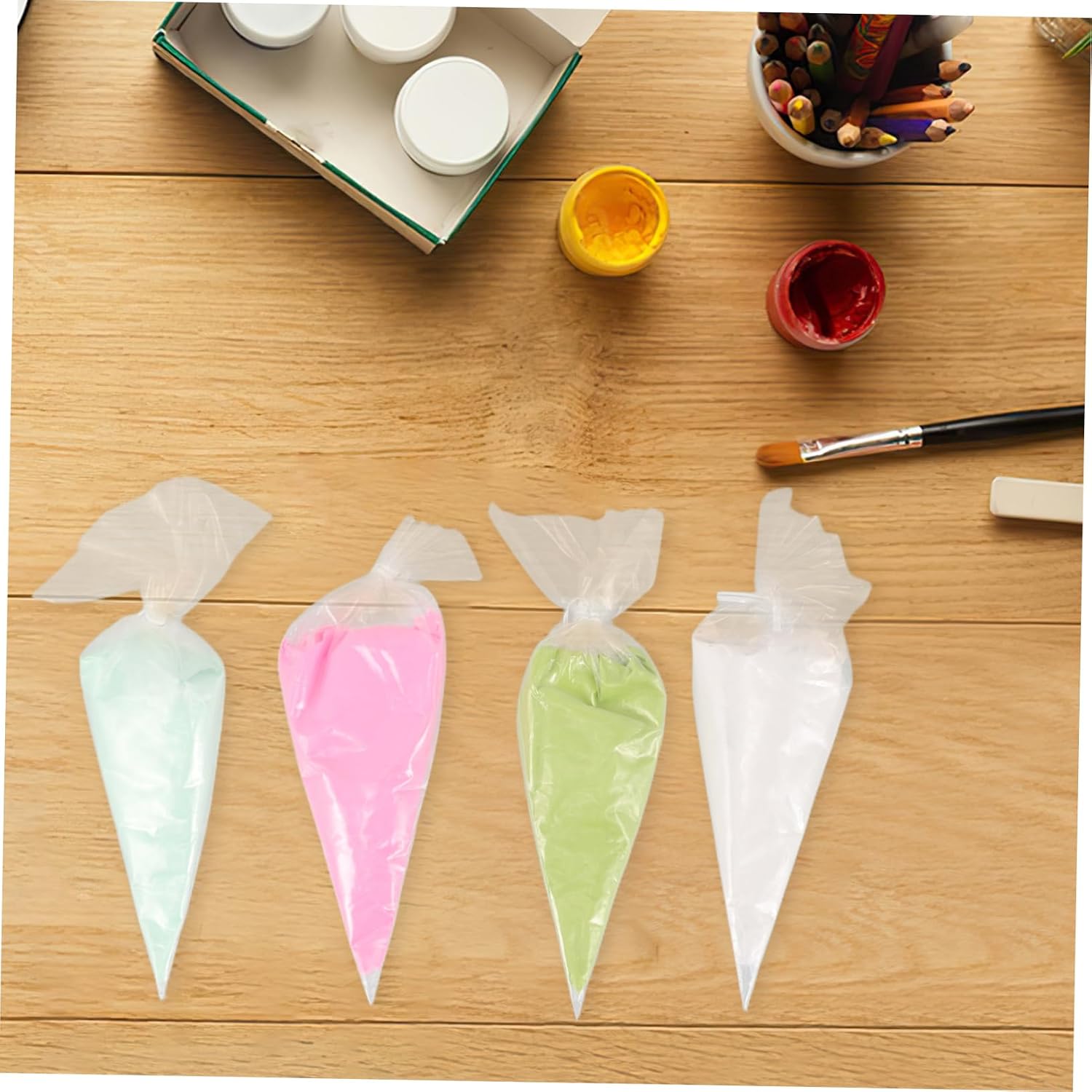 STOBOK 8pcs Cream Simulation Clay Kit for Crafts Realistic Faux Cream Glue for Phone Cases and Jewelry Decoration for Creative Projects and Handmade Accessories