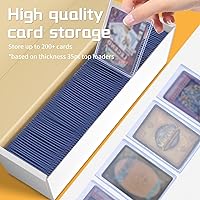 Vista 3 de Caja de almacenamiento de tarjetas coleccionables para toploader, caja de almacenamiento de tarjetas de béisbol, 6 cajas de almacenamiento