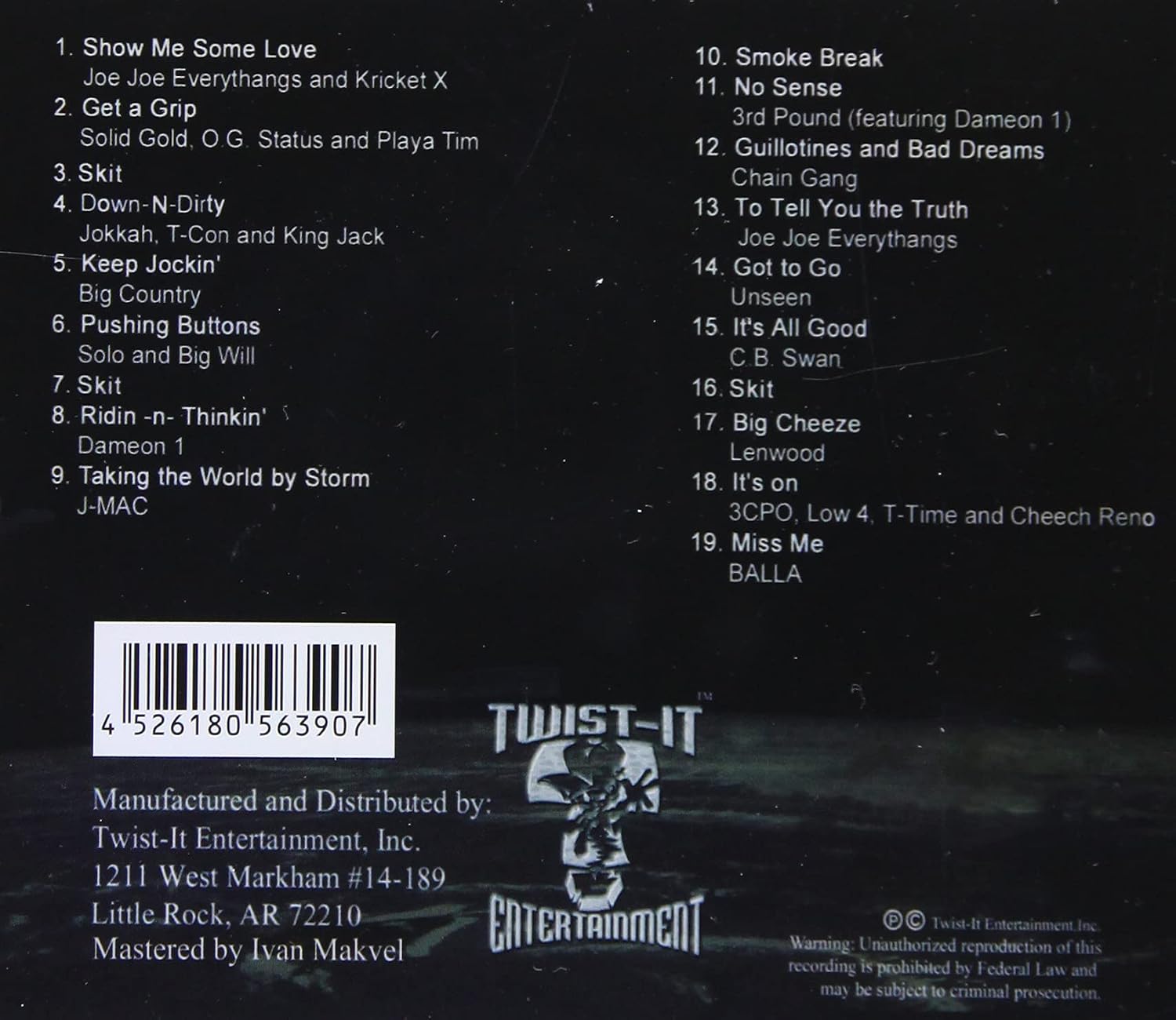 VARIOUS - Taking The World By Storm - CD