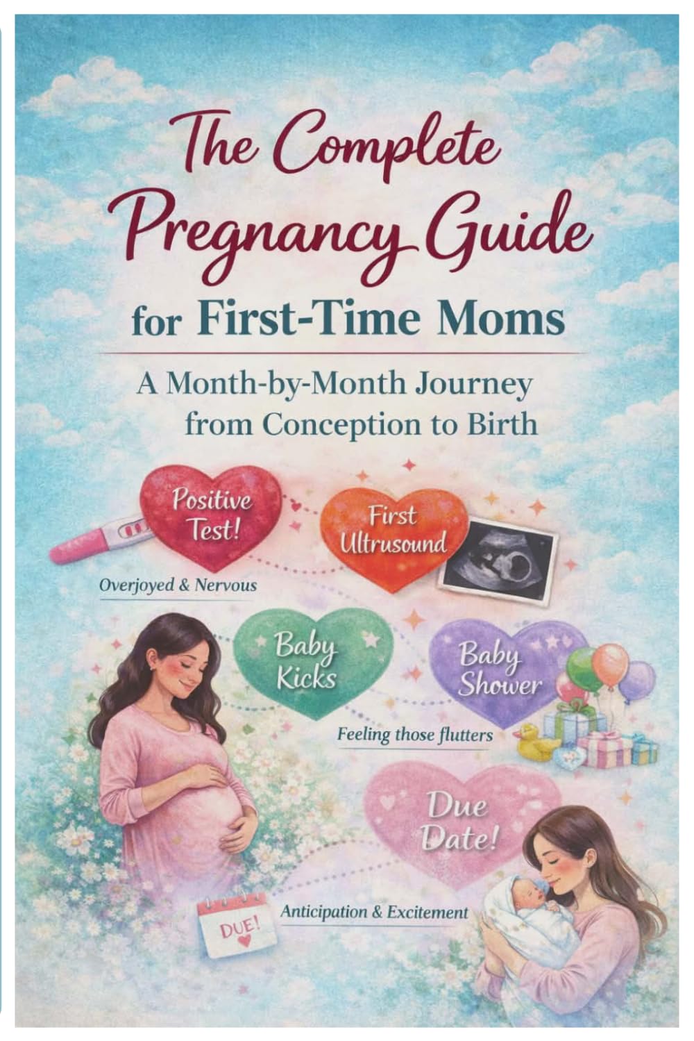 The Complete Pregnancy Guide for First-Time Moms: A Month-by-Month Journey from Conception to Birth