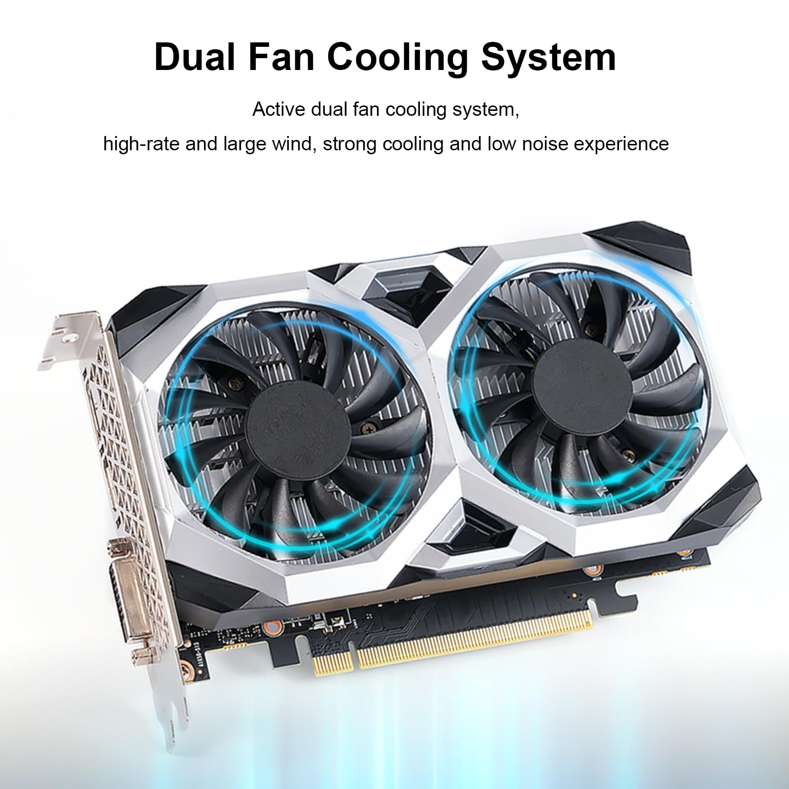 Amazon | Docooler GTX 1650 4GB グラフィックカード デュアル冷却