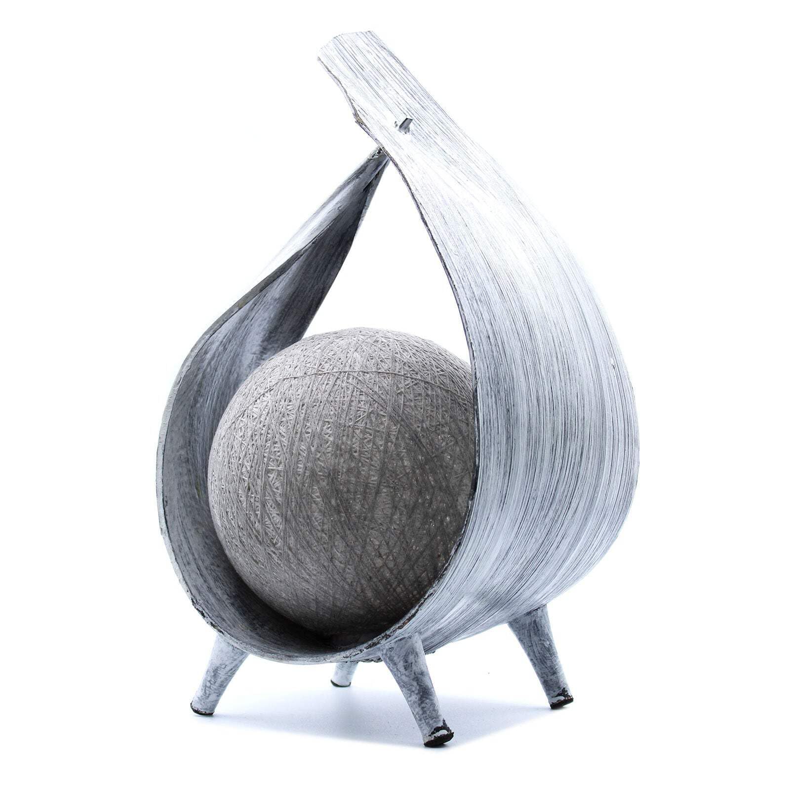 Gifts for Home and Garden - Natural Coconut Lamp - Greywash Wrapover