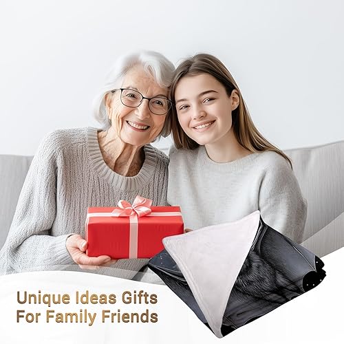 Miniatura 2 de Jekeno Manta de zorro de regalo para mujeres y niñas, cumpleaños, Navidad, San Valentín, regalos temáticos de zorro, decoración del hogar,