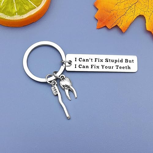 Miniatura 3 de Regalos de agradecimiento para dentistas higienistas dentales, llavero para mujeres y hombres