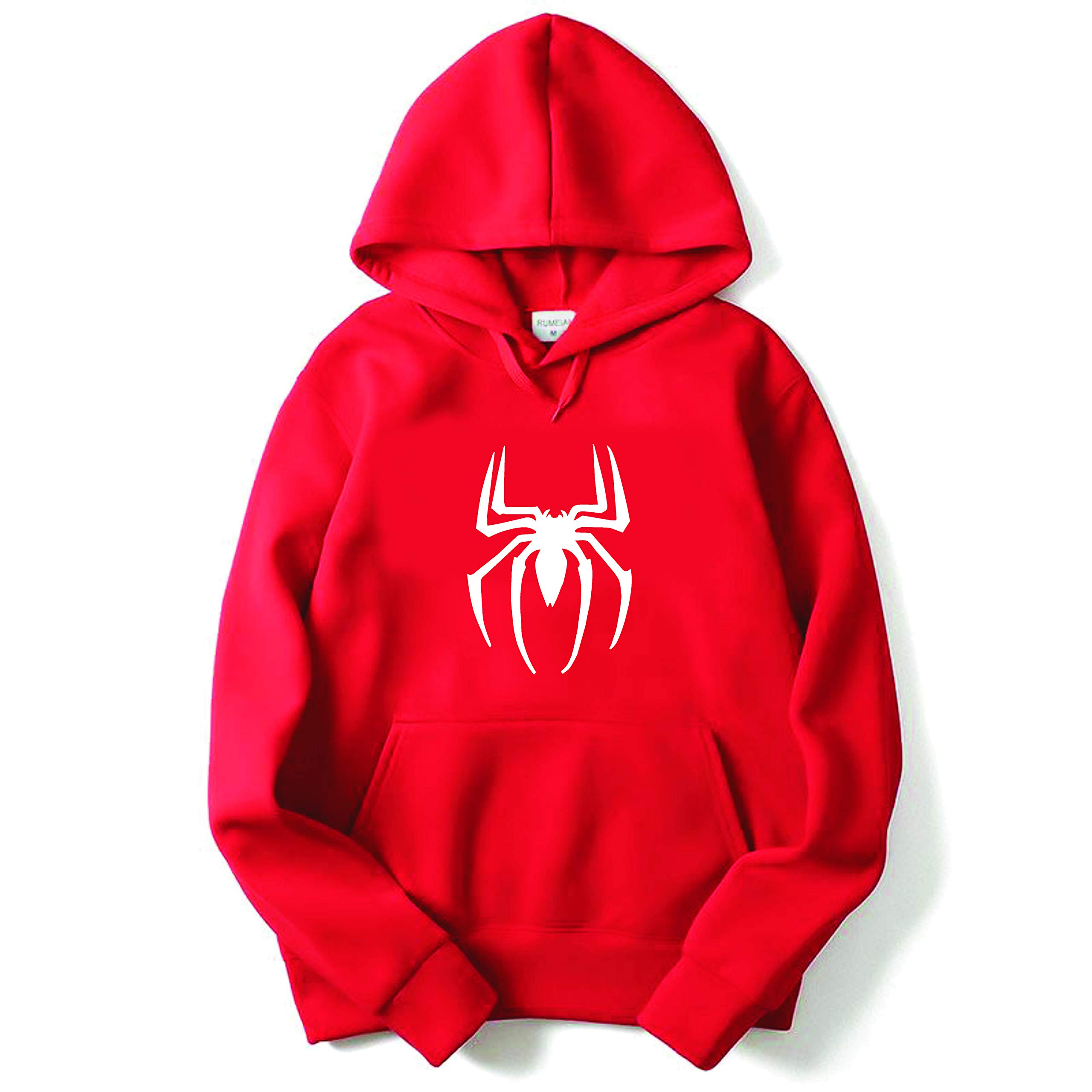the sv style SV RED Hoodie with White Spider Print-picture-52