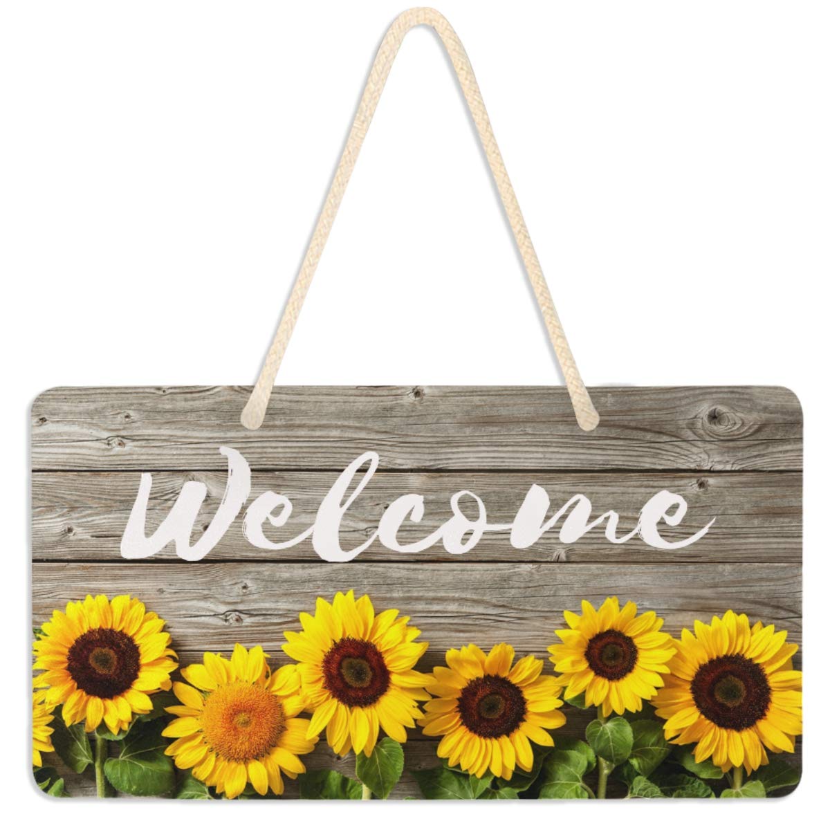 Sunflower Decor, Yard Signs, Garden Signs, Outdoor Wood Sign, Large