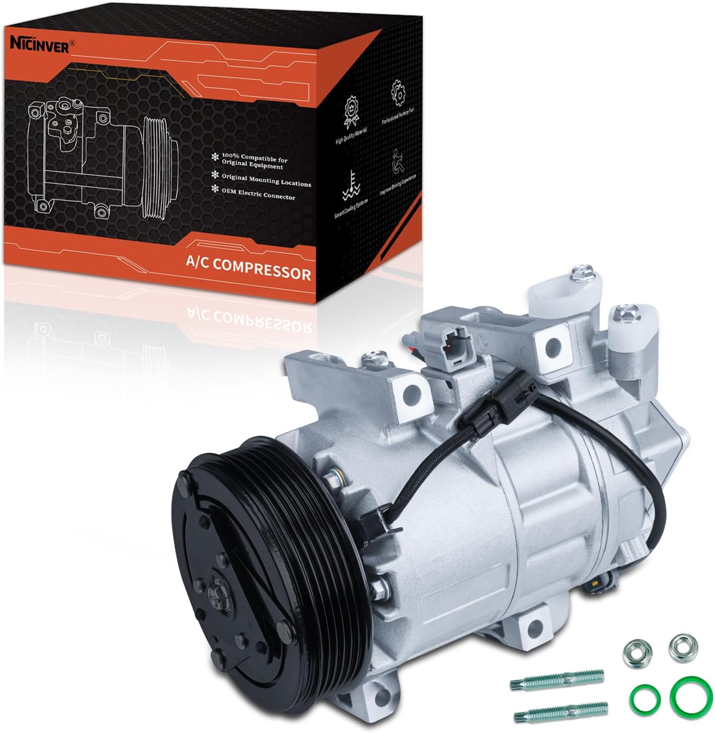 Air Conditioning Compressor CO 29073C For 2013 2014 2015 2016 2017 2018 Nissan Altima 2.5L SL SV