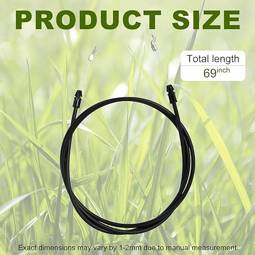 Miniatura 2 de Podoy 946-05105A Cable de control de embrague compatible con Cub Cadet MTD Craftsman SC300HW SC500Z SC500HW 377300 37591 Reemplaza 746-05105