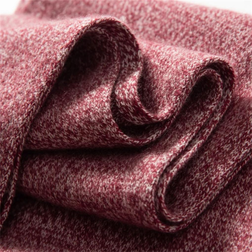 Solider Kaschmirschal für Damen, weich, warm, gestrickt, Wickelzubehör, leicht, gemütlicher Schal