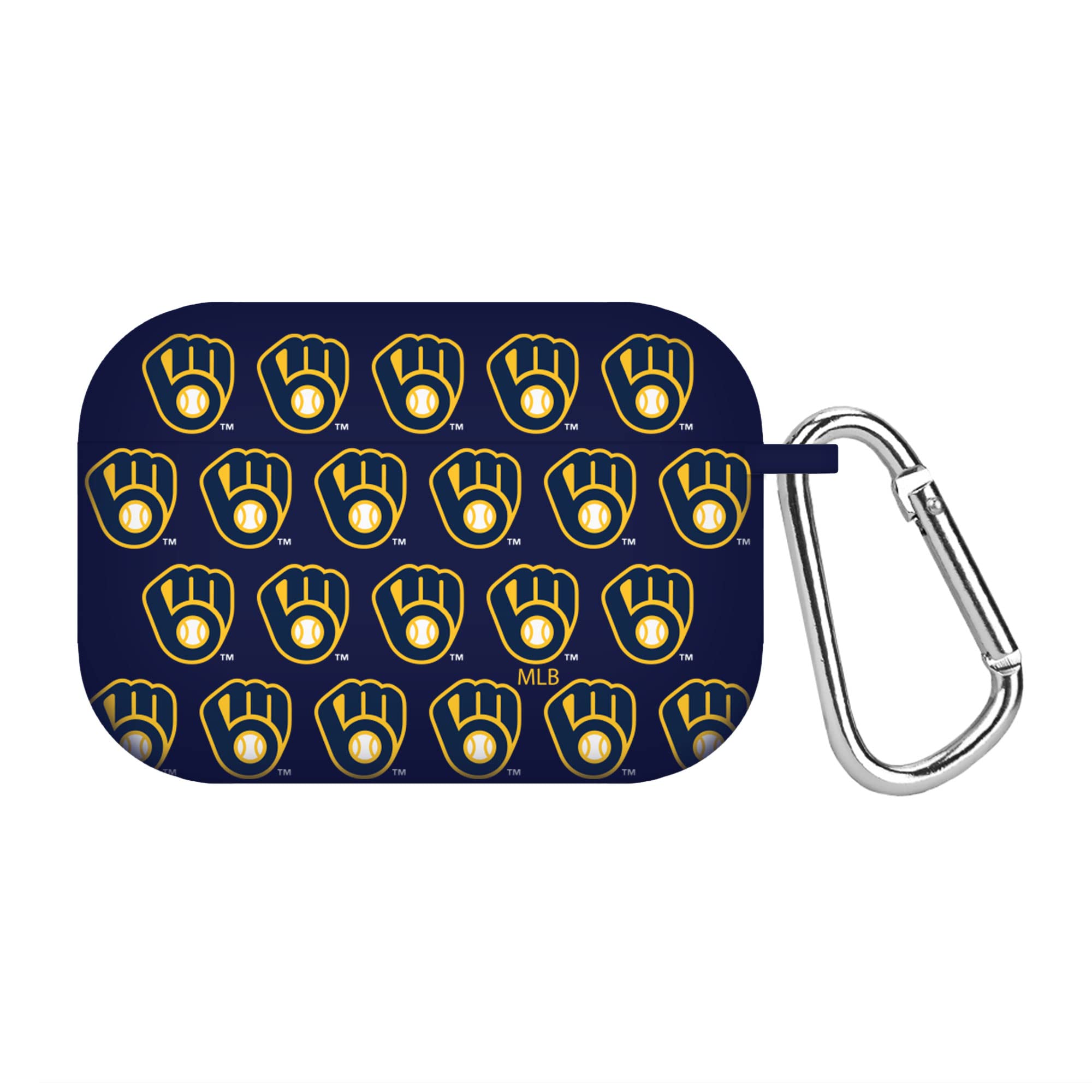 GAME TIME Milwaukee Brewers HD Case Cover Compatible with Apple AirPods Pro (Repeating)