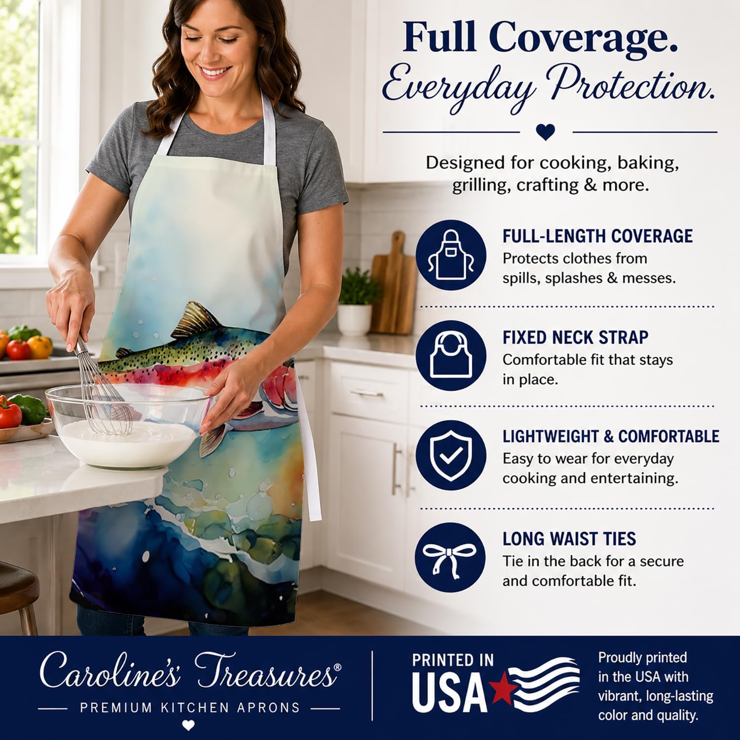 Caroline's Treasures Unisex Nautical Collection Apron image 4