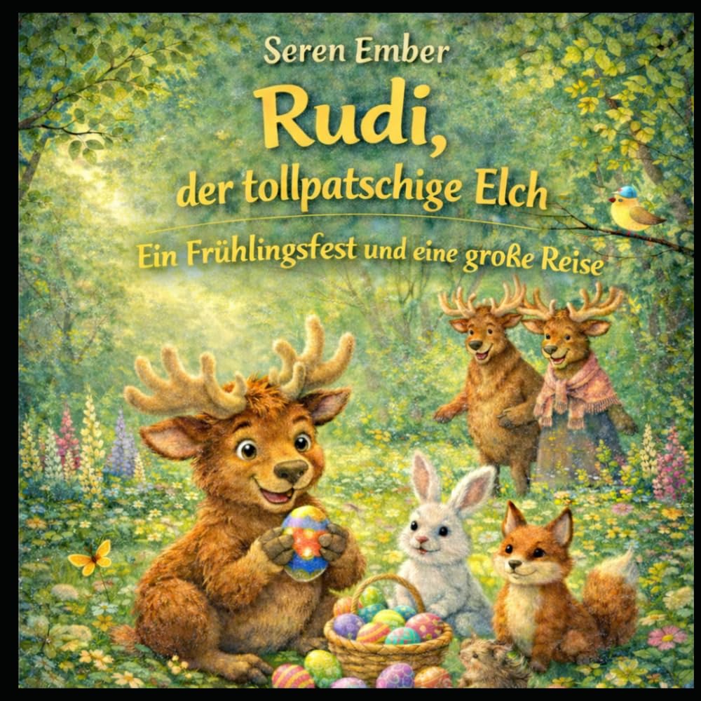 Rudi, der kleine tollpatschige Elch: Ein Frühlingsfest und eine große Reise