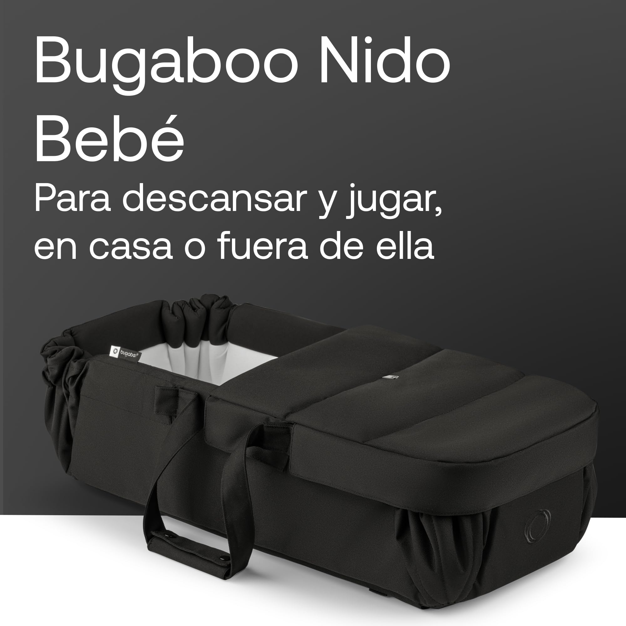 Bugaboo Nido para Bebés, Capazo Portátil 2 en 1 para Recién Nacidos