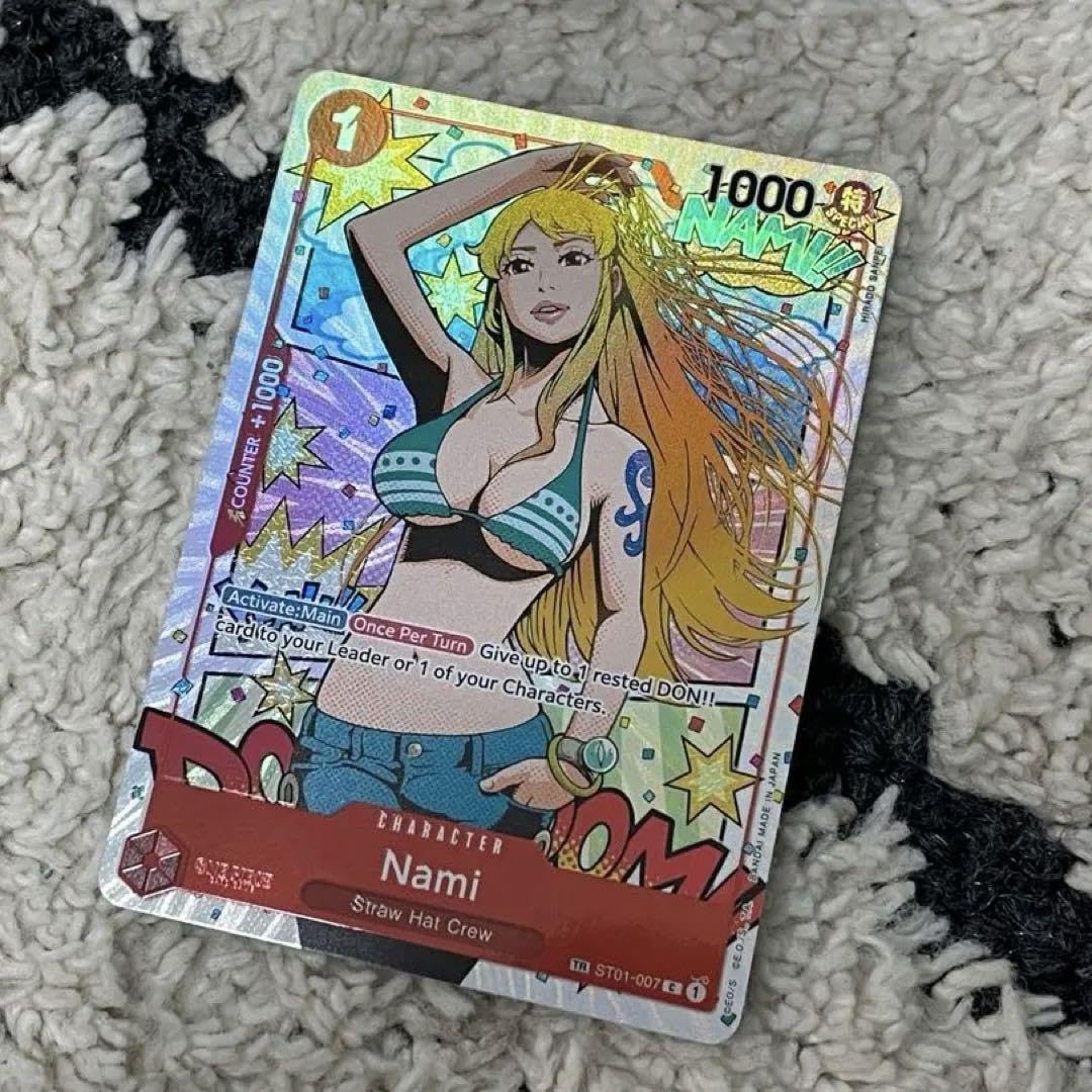 Amazon.co.jp: ワンピースカード ナミ トレジャーレア パラレル : おもちゃ