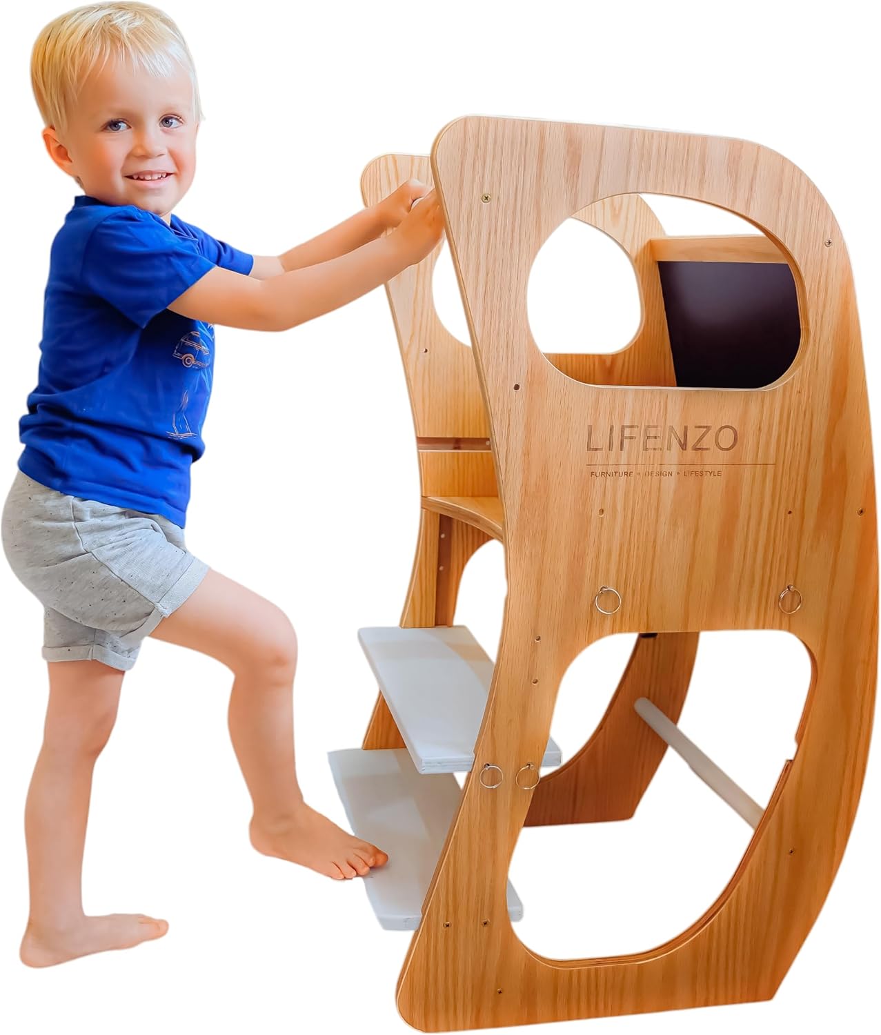 yunn⭐︎kids LIFE　4点 LIFENZO 4-in-1 Toddler Kitchen Stool Instruction Manual