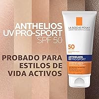 Vista 7 de La Roche-Posay Anthelios UV Pro-Sport SPF 50 Sunscreen for Face & Body, Water & Sweat Resistant with Non-Drip Formula, Invisible Broad Spectrum