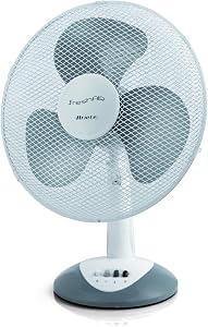 Ariete 847 Table Fan, 3 Speed, 3-Blade Propeller, Oscillation and Tilt Function, 40 W, Plastic, White