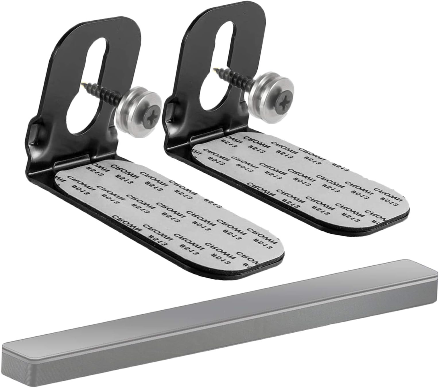 Universal Soundbar Wall Mount Bracket for Samsung, Polk Audio, Vizio, JBL, Bose, LG, Sony, Klipsch, ONN, Yamaha, TCL Sound Bar Brackets