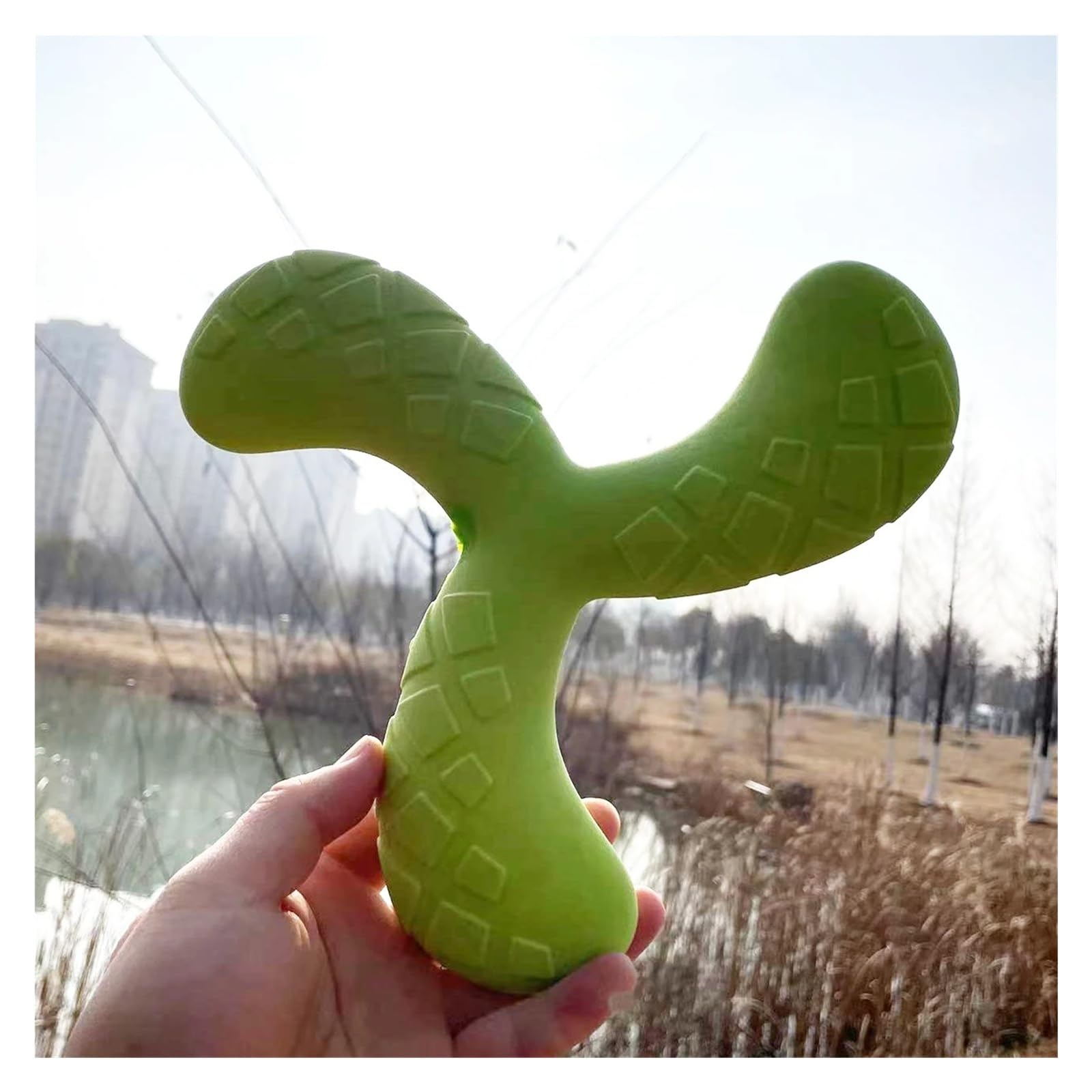 Divertido juguete para mascotas, triángulo flotante de agua, para perros, cachorros, chirriante, molar, juguete para entrenamiento de mascotas, accesorios para perros